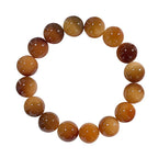 Natural Floral-Skin Jade-Like Bodhi Bead Bracelet – 12-13mm Round Beads