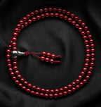 Buddha3bodhi 6mm Cinnabar 108 Bead Mala High-Quality Prayer Beads