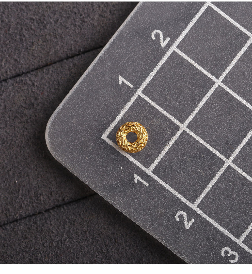 S925 Silver Spacer Gasket Silver-plated DIY Bead Spacer Jewelry Accessories
