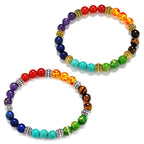 7 Chakra Stones Bracelet Yoga Energy Bracelet Chakra Healing Bracelet for Meditation
