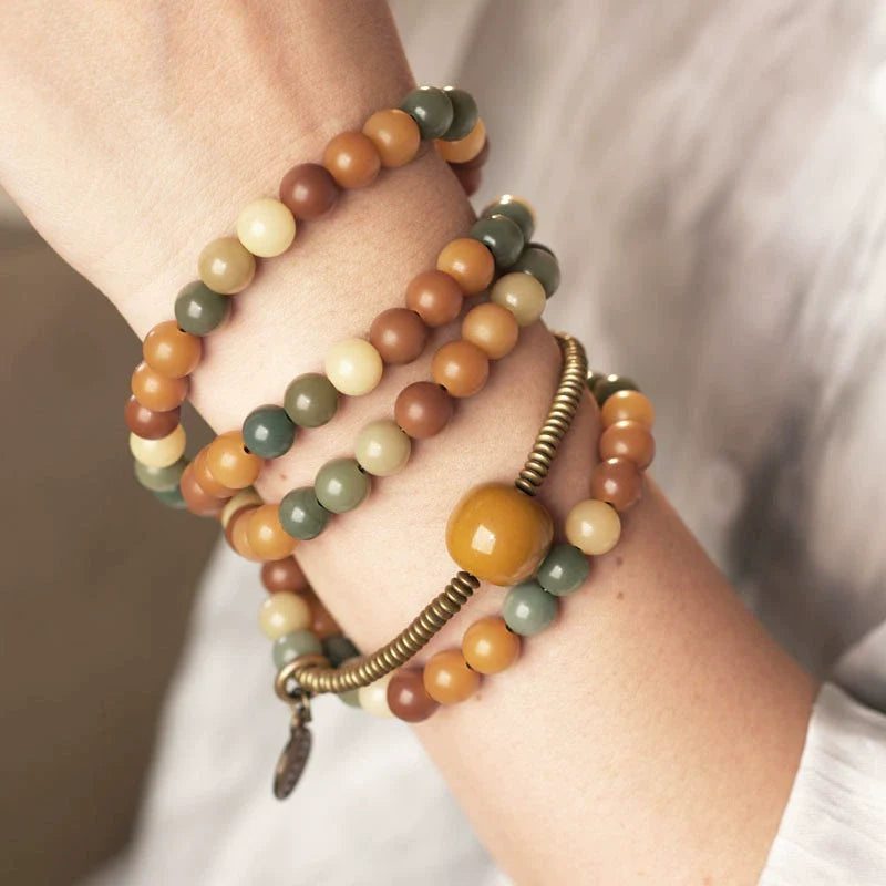 Multi-Colored Bodhi Bracelet – Multi-Layer Stress Relief Bracelet for Men & Women
