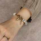 Tibetan Handmade Yak Bone & Brass Bull Head Bracelet · Strength and Spirit