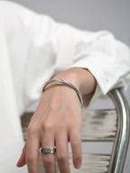 Buddha3bodhi Pure Silver Mobius Loop Bracelet