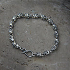 925 Sterling Silver Skull Bracelet