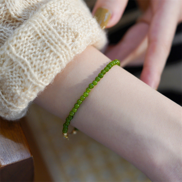 Buddha3bodhi Natural Chalcedony DIY Design Fashionable Women's Bracelet