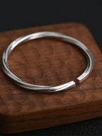 Buddha3bodhi Pure Silver Mobius Loop Bracelet