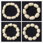 Ivory Nut Finely Carved Bracelets (Various Themes)