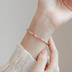 Natural Red Stone Bracelet DIY Design Simple Women's Bracelet