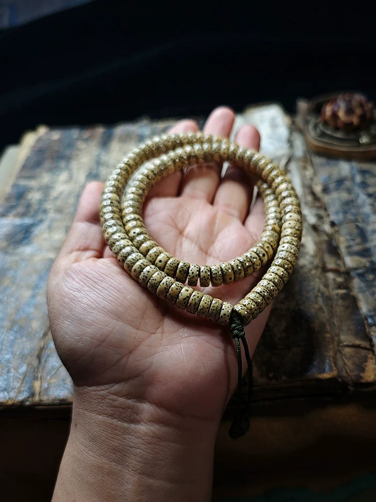 Buddha3bodhi Star and Moon Bodhi 108 Rosary Mala beads