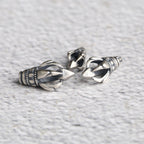 S925 Silver, Vajra Pestle, Tibetan Bracelet Jewelry, Disciple Bead Accessories, Rope End Pendant DIY Accessories