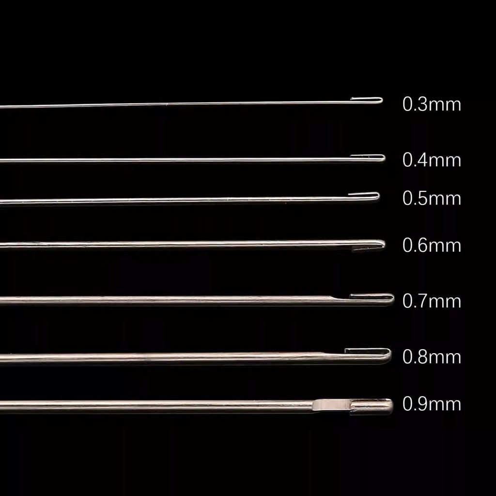 Stainless Steel Beading Needles for Jewelry Making – Ideal for Threading Crystal Bracelets, Necklaces, Embroidery & Sewing Projects