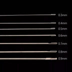 Stainless Steel Beading Needles for Jewelry Making – Ideal for Threading Crystal Bracelets, Necklaces, Embroidery & Sewing Projects