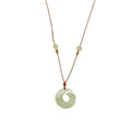 Hand-Carved Jade Pendant Necklace