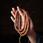 Natural Wild Lotus Bodhi Seeds 108 Mala Prayer Bracelet