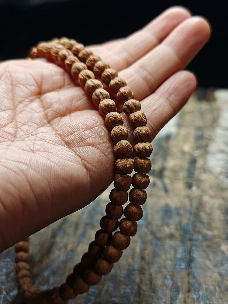Buddha3bodhi 108 Beads of Handcrafted Psyllium Seed Mala Beads