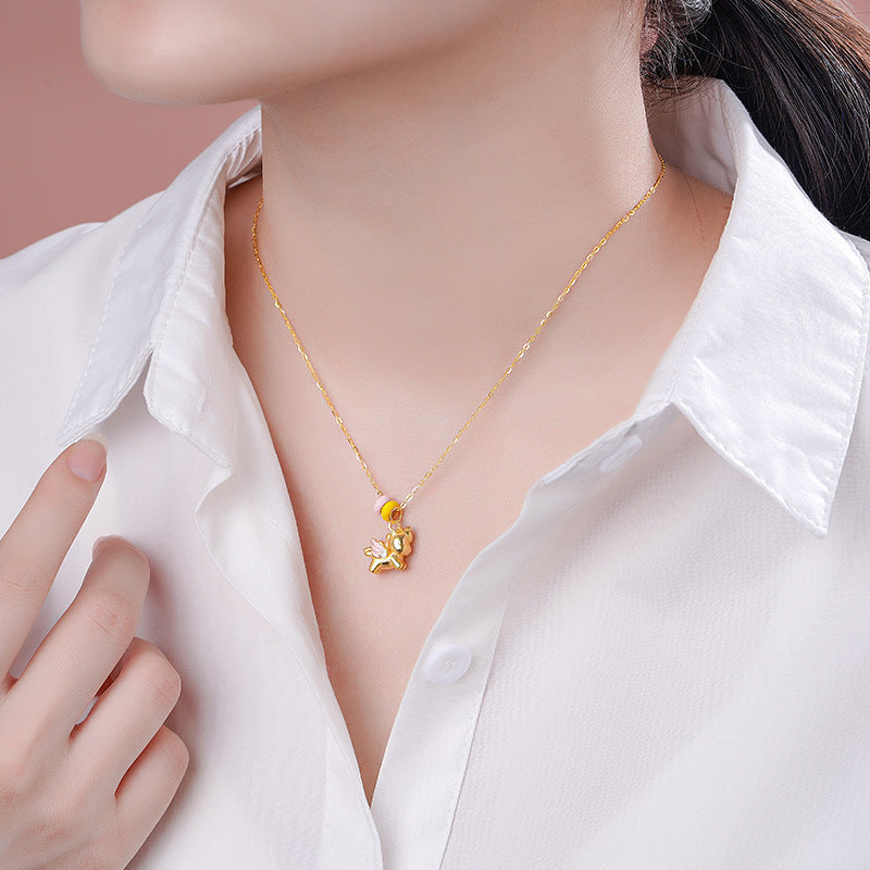 S925 Silver Magical Unicorn Necklace – Delicate & Stylish for Women