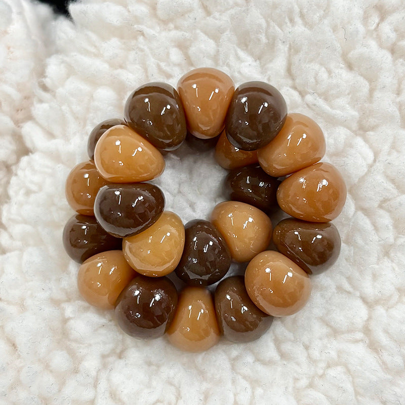 14mm Fresh-Palette Garlic-Clove Bodhi Bead Bracelet