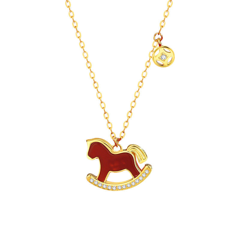 Year of the Horse Lucky Jewelry Collection – Necklace, Bracelet, Wristband & Earrings