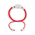 Natural Burmese A-Grade Jadeite Pi Xiu Bracelet – Hand-Carved Jade Charm, Handwoven Red or Brown Cord, Unisex Feng Shui Jewelry