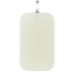 Natural Aged Hetian White Jade Wushi Plaque Pendant for Women