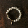 Tibetan Handmade Yak Bone & Brass Bracelet · Natural Strength, Timeless Elegance