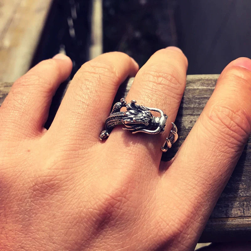 Buddha3bodhi 925 Silver Dragon Ring for Men