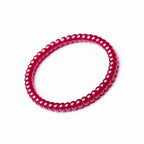 Natural Ruby Straight-Cut Thin Slice Bracelet