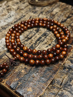Buddha3bodhi 108 Beads of Myanmar Rosewood 108 Rosary Beads Mala Beads