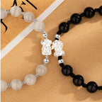 DIY Design S925 Silver Couple Pixiu Bracelet