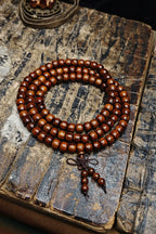 Buddha3bodhi 108 Beads of Myanmar Rosewood Rosary Beads Mala Beads