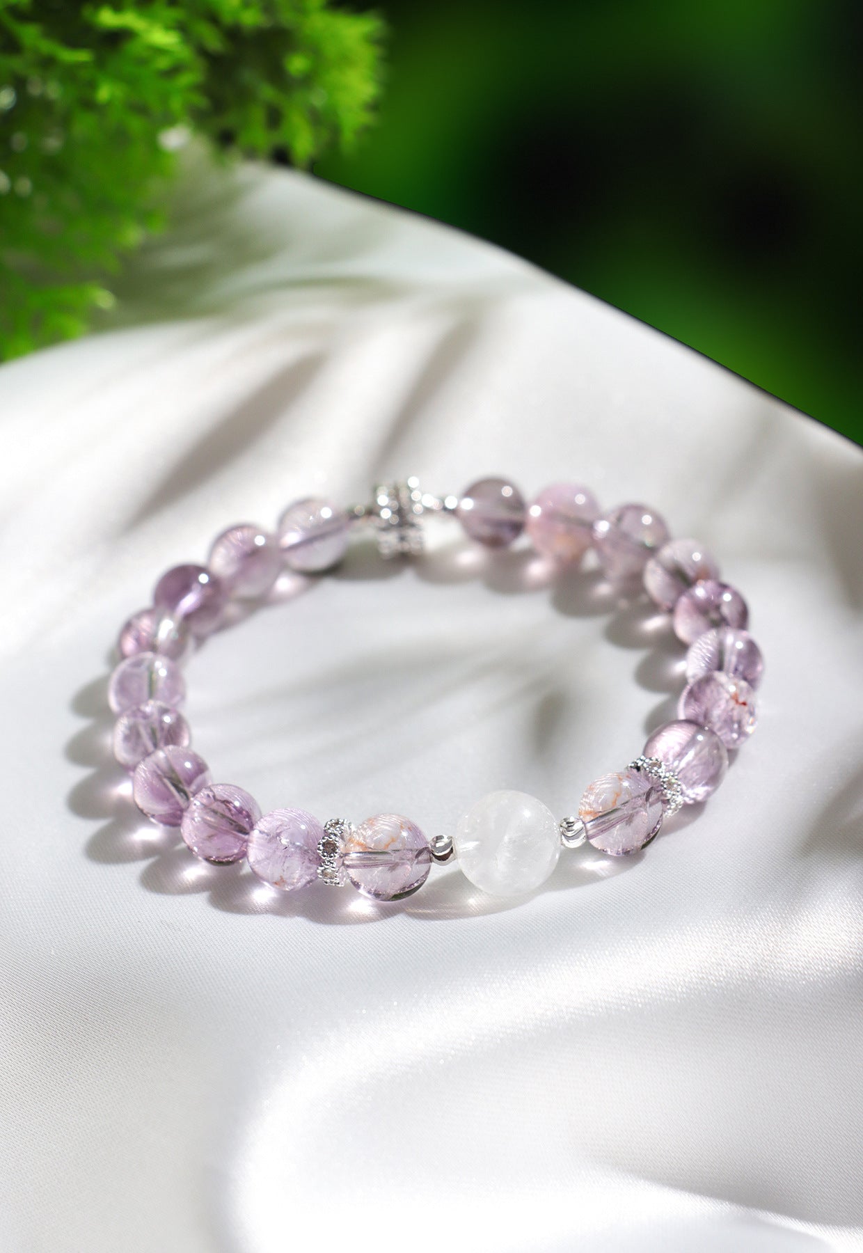 Bolivian Amethyst Beaded Bracelet Gourd Accessories Crystal Bracelet