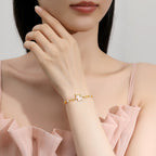 S925 Sterling Silver Rainbow Unicorn Women’s Bracelet – Holiday Gift for Christmas & New Year