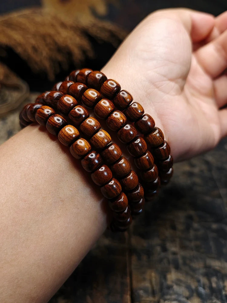 Buddha3bodhi 108 Beads of Myanmar Rosewood Rosary Beads Mala Beads