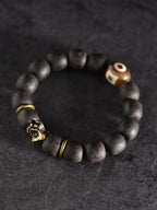 Natural Ebony Beads Bracelets 12mm