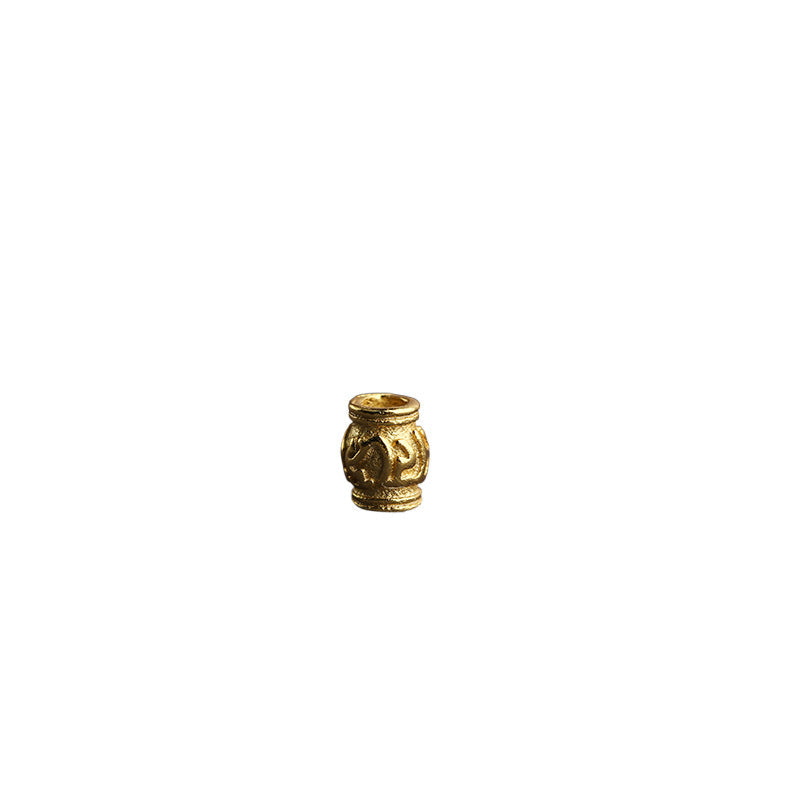 S925 Silver, Six-character Mantra Silver Gold-plated DIY Handmade Jewelry Bracelet Accessories