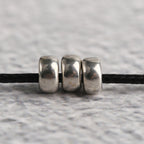 S925 Silver, Rosary Necklace Bracelet Large Aperture Bead Separator Pendant Accessories