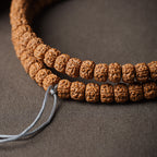 Tibetan Style Little Rudraksha 108 Mala Beads Bracelet
