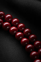 Buddha3bodhi 6mm Cinnabar 108 Bead Mala High-Quality Prayer Beads
