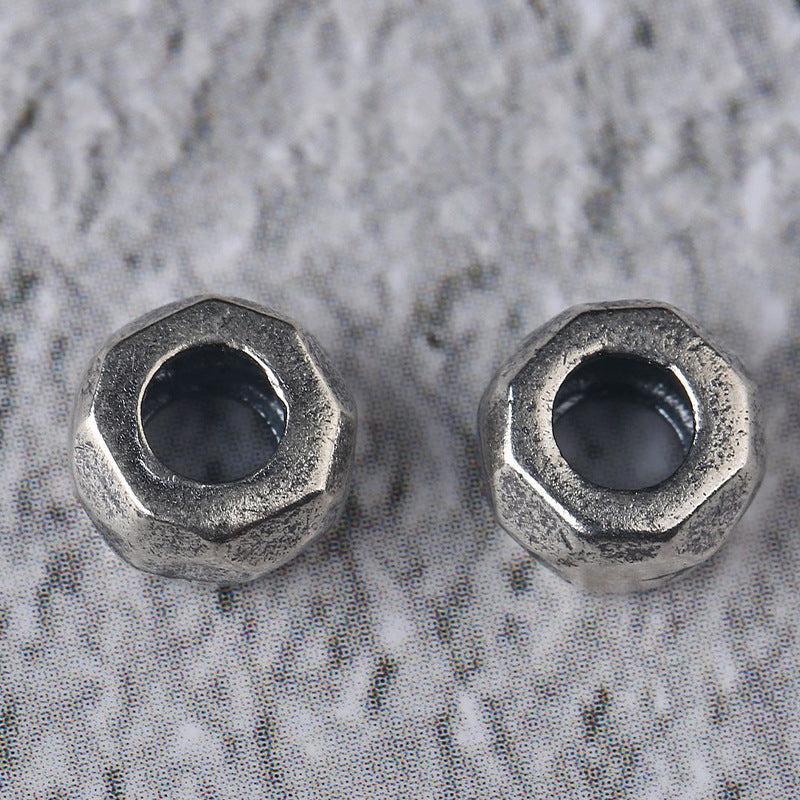 S925 Silver, Spacer Screw Cap DIY Jewelry Accessories