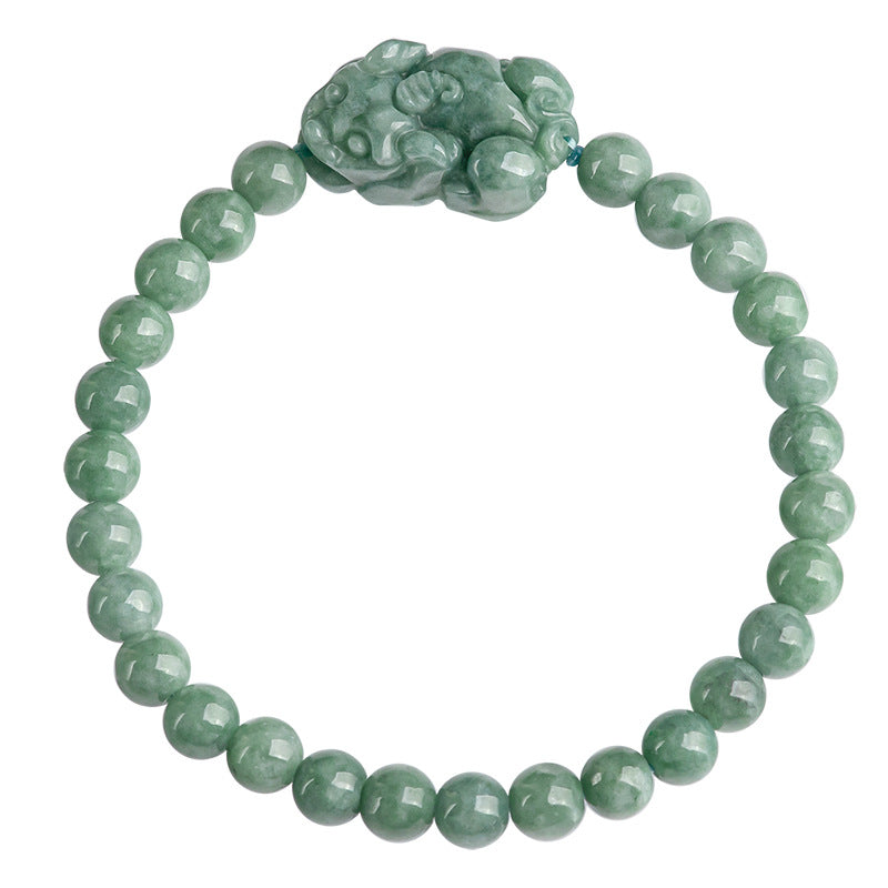 A-grade Jade Pixiu Feng Shui Bracelet – Attract Wealth & Protect Fortune