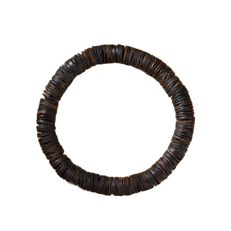 Natural Sinking-Grade Hainan Agarwood Single-Circle Bracelet