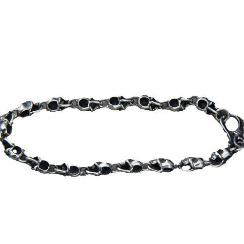 925 Sterling Silver Skull Bracelet