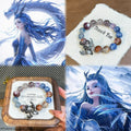 Nezha Series Bracelet –  Amethyst Phantom Kyanite Lepidolite K2 Crystal Bracelet for Women