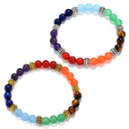 7 Chakra Stones Bracelet Yoga Energy Bracelet Chakra Healing Bracelet for Meditation