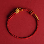 Handmade Red String Bracelet – New Year Lucky Charm for Good Fortune & Protection