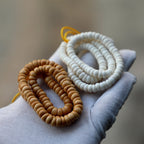 Buddha3bodhi 7mm White Jade Bodhi Garlic Clove 108 Mala Bracelet