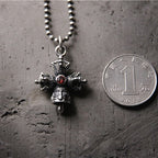 Sterling Silver Vintage Vajra Pendant for Men & Women