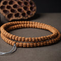 Tibetan Style Little Rudraksha 108 Mala Beads Bracelet