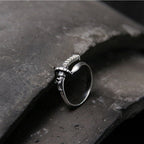 925 Sterling Silver Samurai Sword Ring for Men
