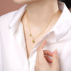 Women's S925 Sterling Silver "Immediate Wealth" Rocking Horse Necklace – Stylish Women Necklace